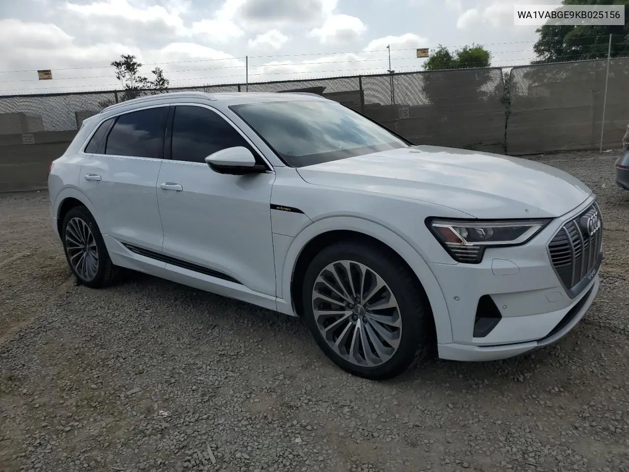 2019 Audi E-Tron Prestige VIN: WA1VABGE9KB025156 Lot: 65075855