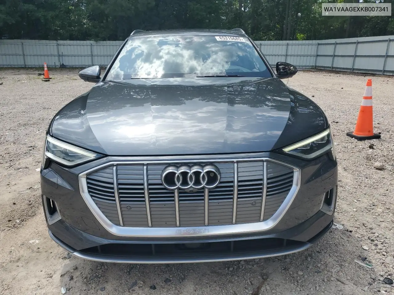 2019 Audi E-Tron Prestige VIN: WA1VAAGEXKB007341 Lot: 65315685