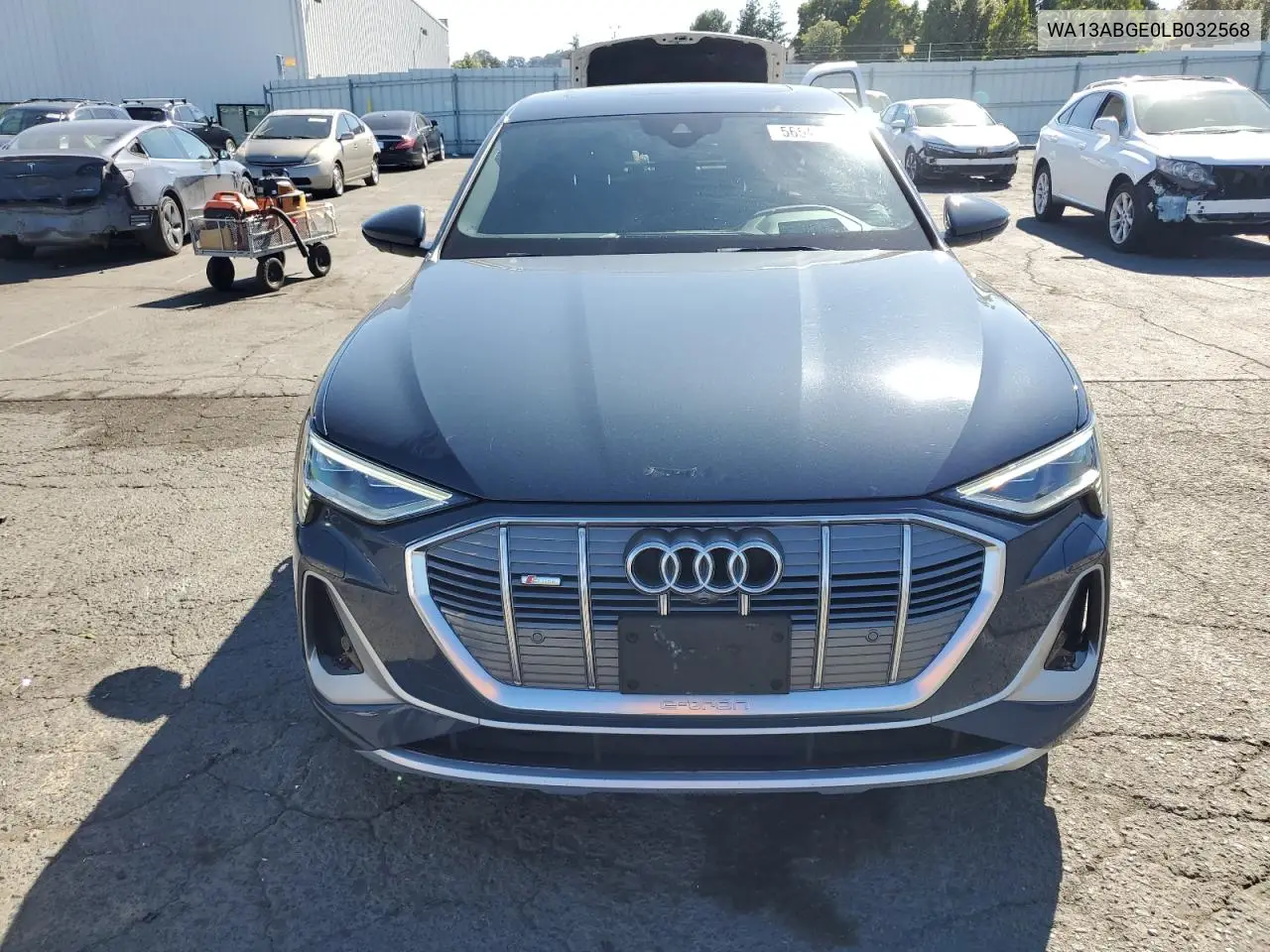 2020 Audi E-Tron Sportback Prestige VIN: WA13ABGE0LB032568 Lot: 56541685