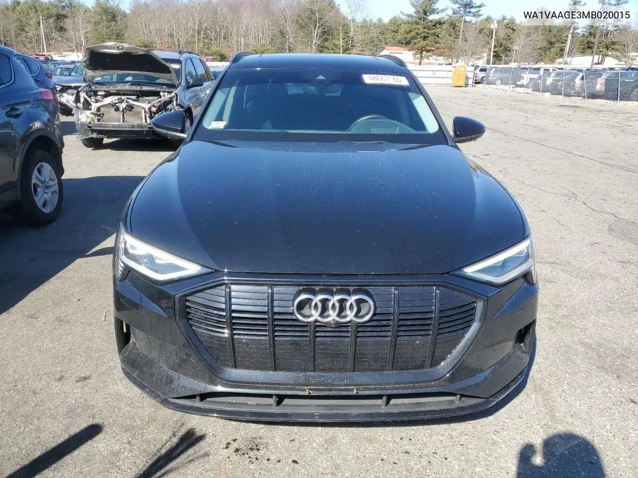 2021 Audi E-Tron Prestige VIN: WA1VAAGE3MB020015 Lot: 48667165