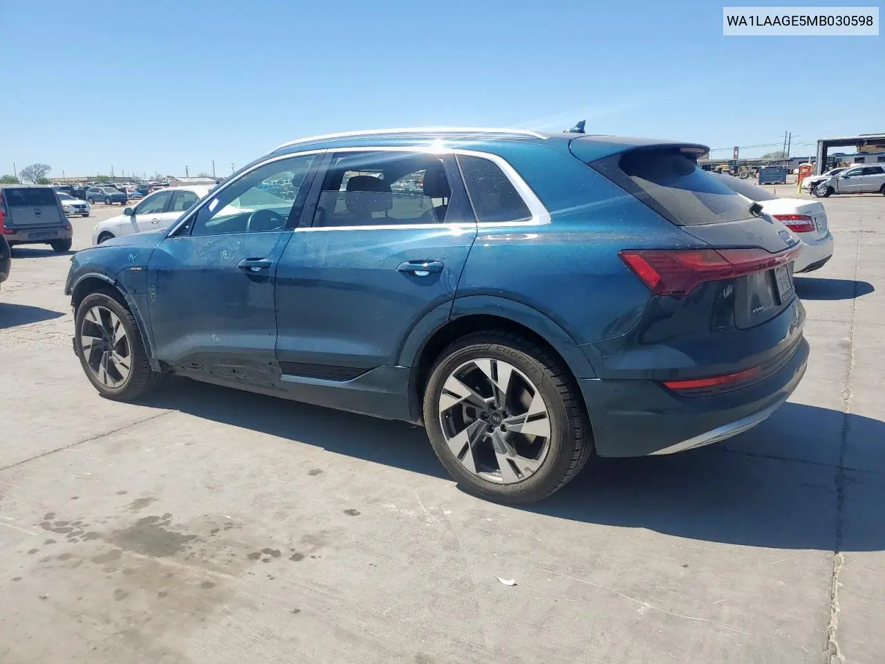 2021 Audi E-Tron Premium Plus VIN: WA1LAAGE5MB030598 Lot: 50411695