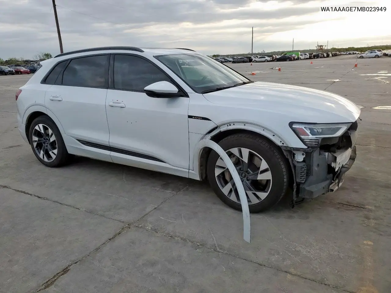 2021 Audi E-Tron Premium VIN: WA1AAAGE7MB023949 Lot: 50706165