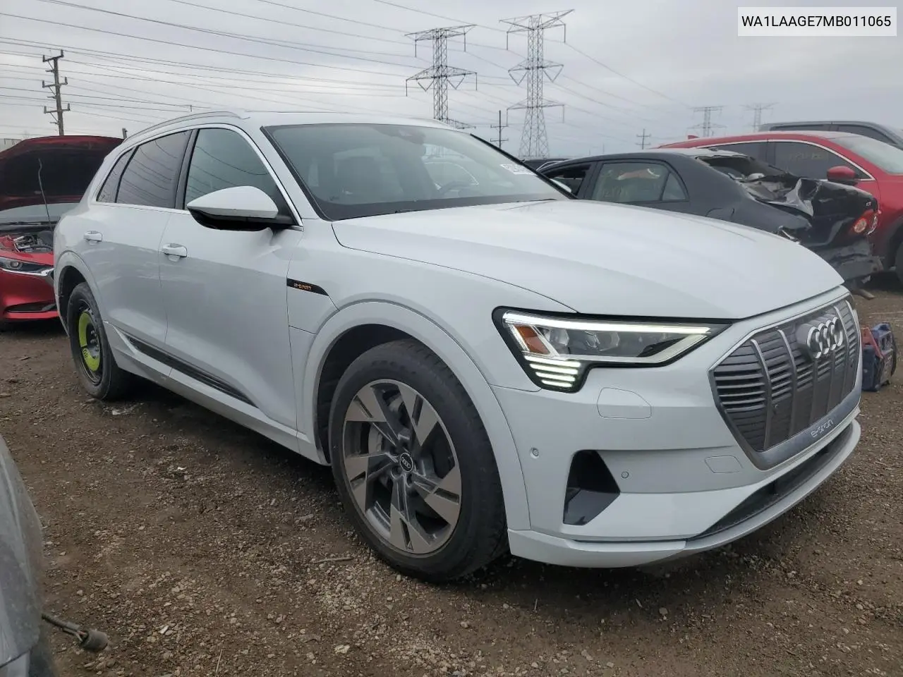 2021 Audi E-Tron Premium Plus VIN: WA1LAAGE7MB011065 Lot: 52943435