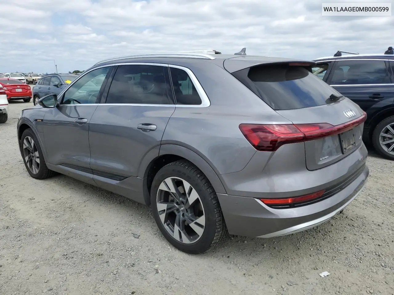 2021 Audi E-Tron Premium Plus VIN: WA1LAAGE0MB000599 Lot: 53144395