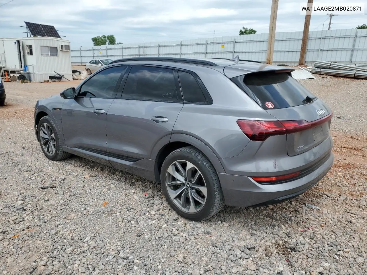2021 Audi E-Tron Premium Plus VIN: WA1LAAGE2MB020871 Lot: 58136355