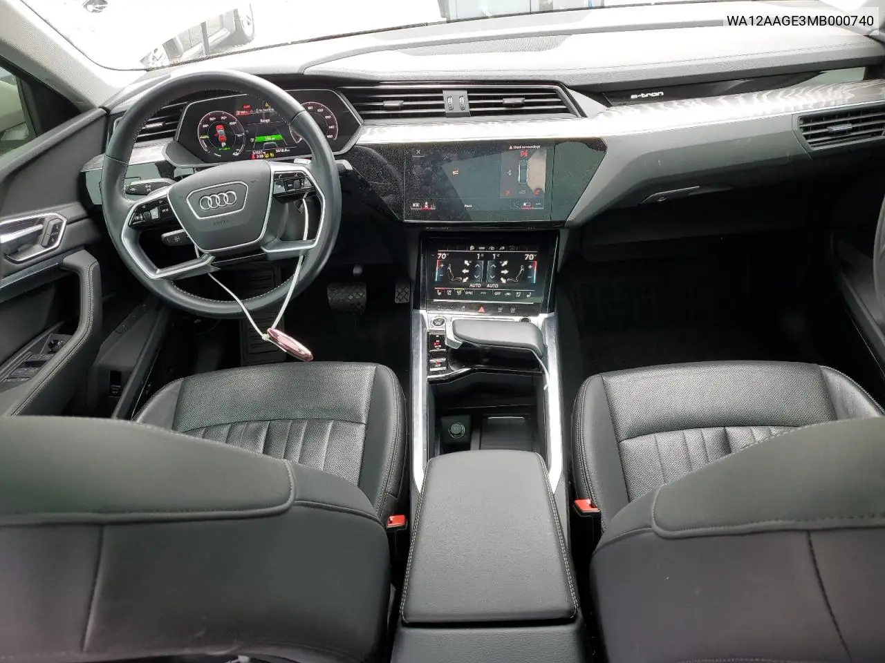 2021 Audi E-Tron Sportback Premium Plus VIN: WA12AAGE3MB000740 Lot: 61276315