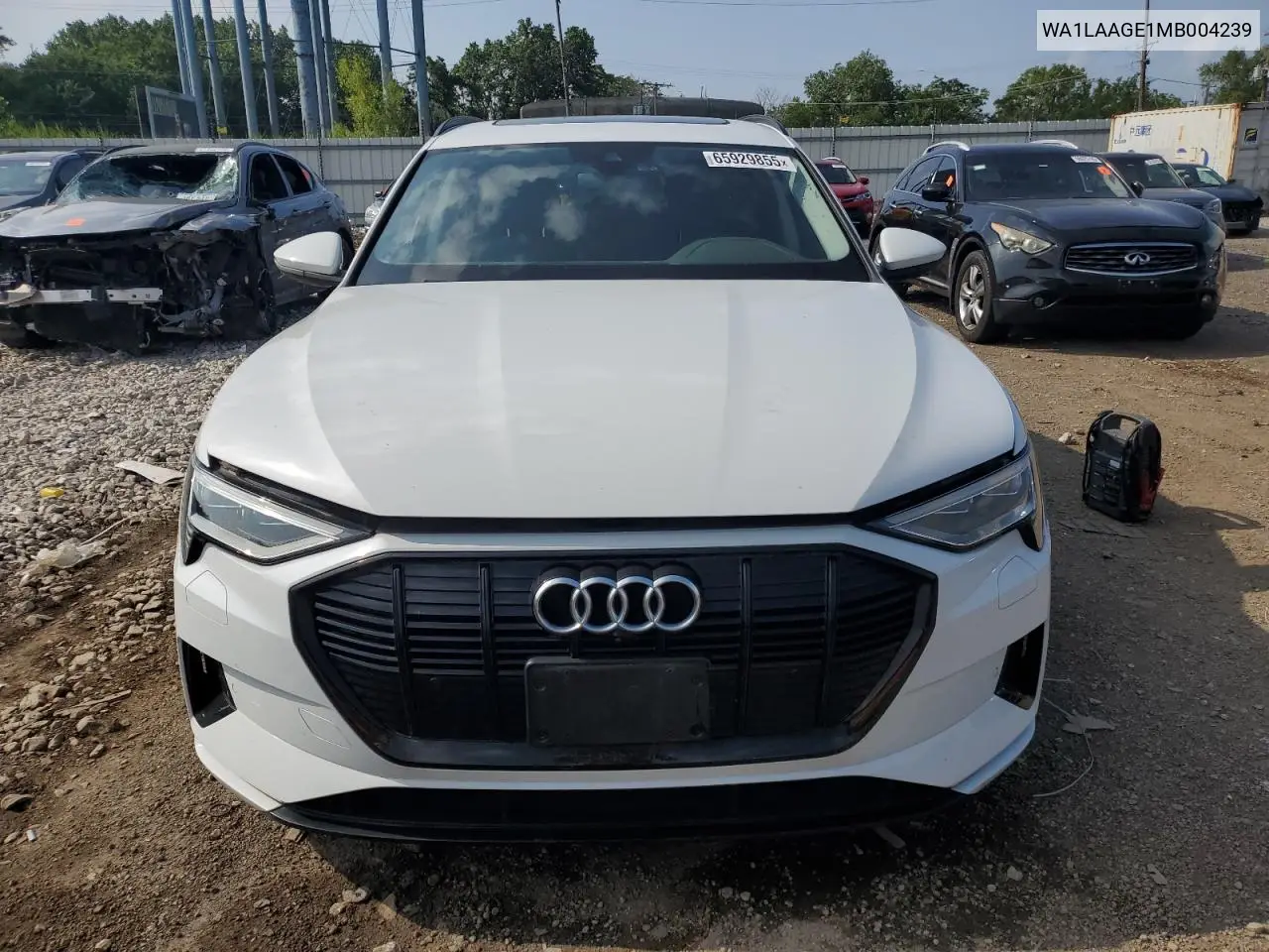 2021 Audi E-Tron Premium Plus VIN: WA1LAAGE1MB004239 Lot: 65929855