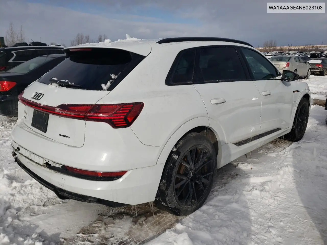 2022 Audi E-Tron Premium VIN: WA1AAAGE4NB023103 Lot: 43551575