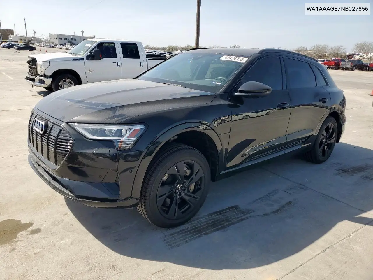 2022 Audi E-Tron Premium VIN: WA1AAAGE7NB027856 Lot: 49494955