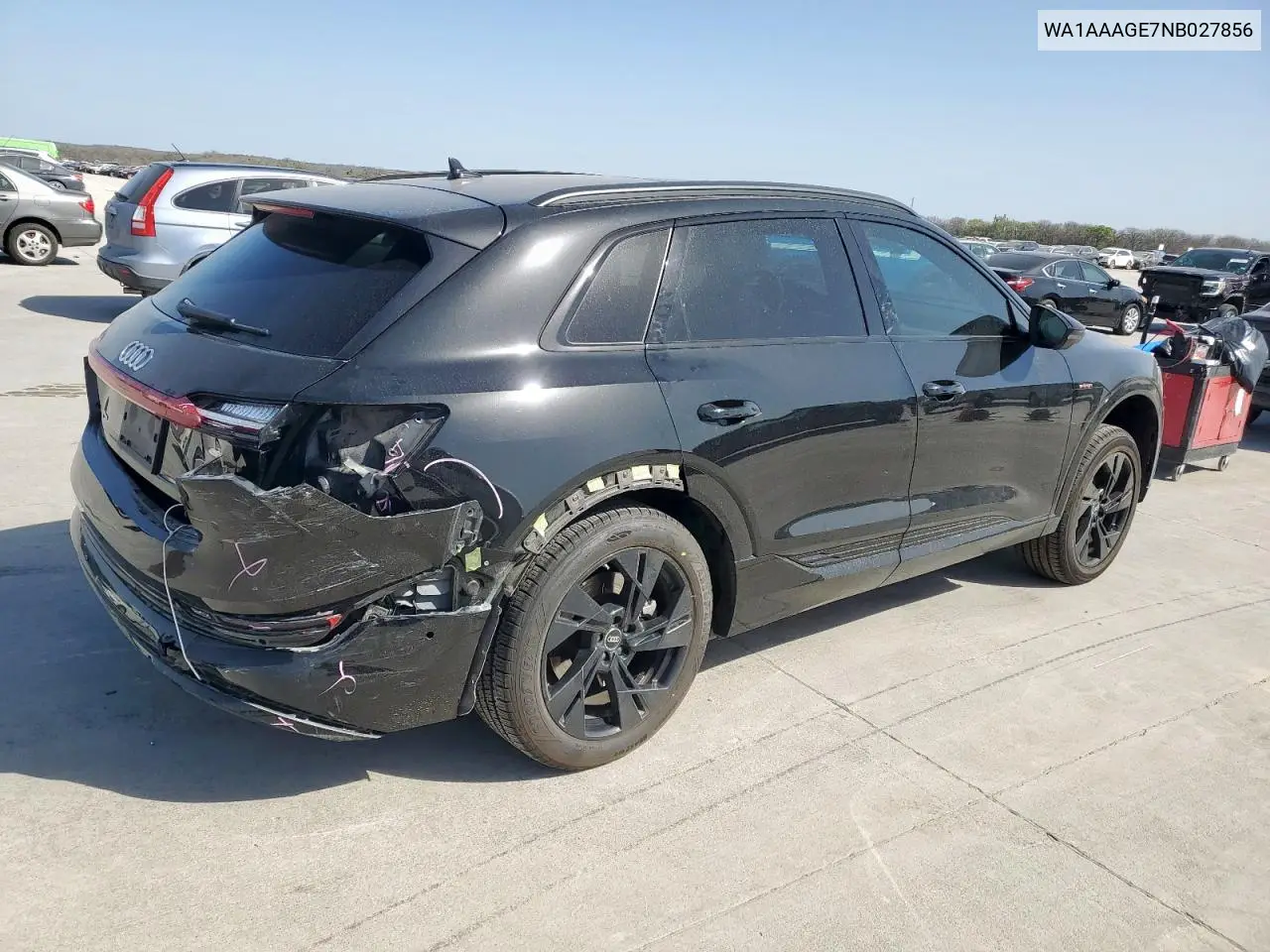 2022 Audi E-Tron Premium VIN: WA1AAAGE7NB027856 Lot: 49494955