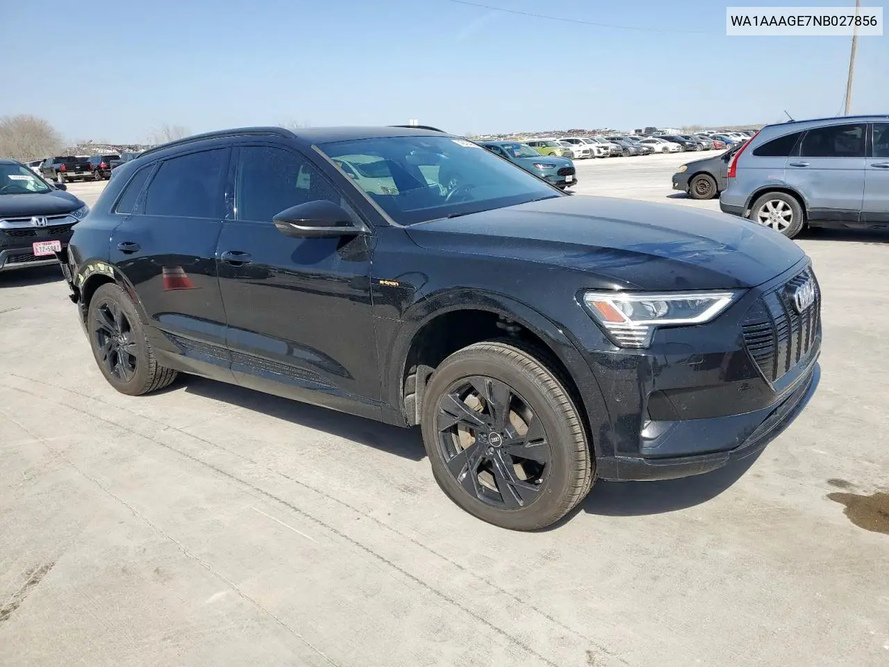 2022 Audi E-Tron Premium VIN: WA1AAAGE7NB027856 Lot: 49494955