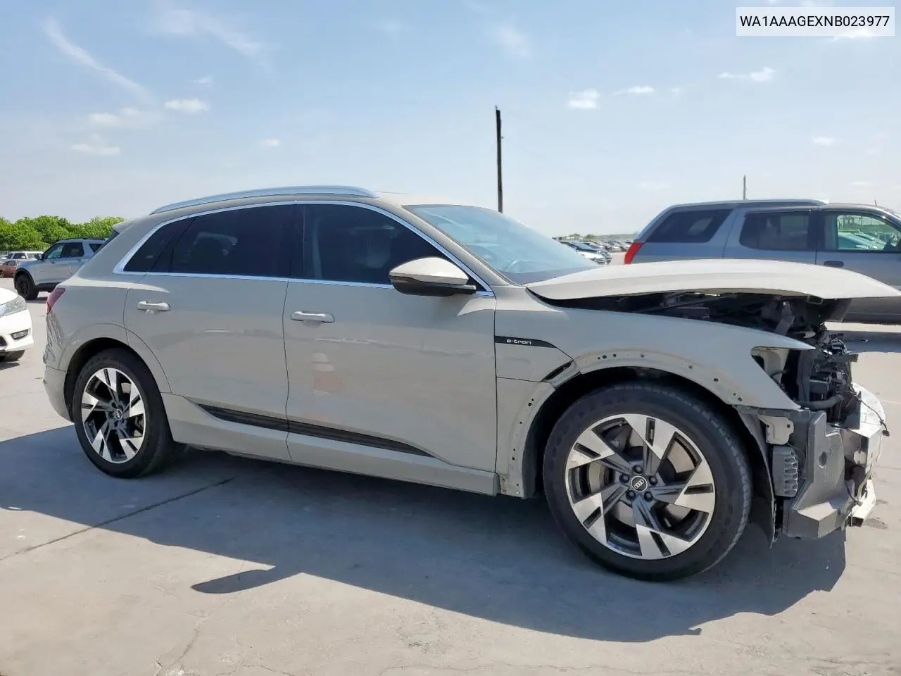 2022 Audi E-Tron Premium VIN: WA1AAAGEXNB023977 Lot: 53498145