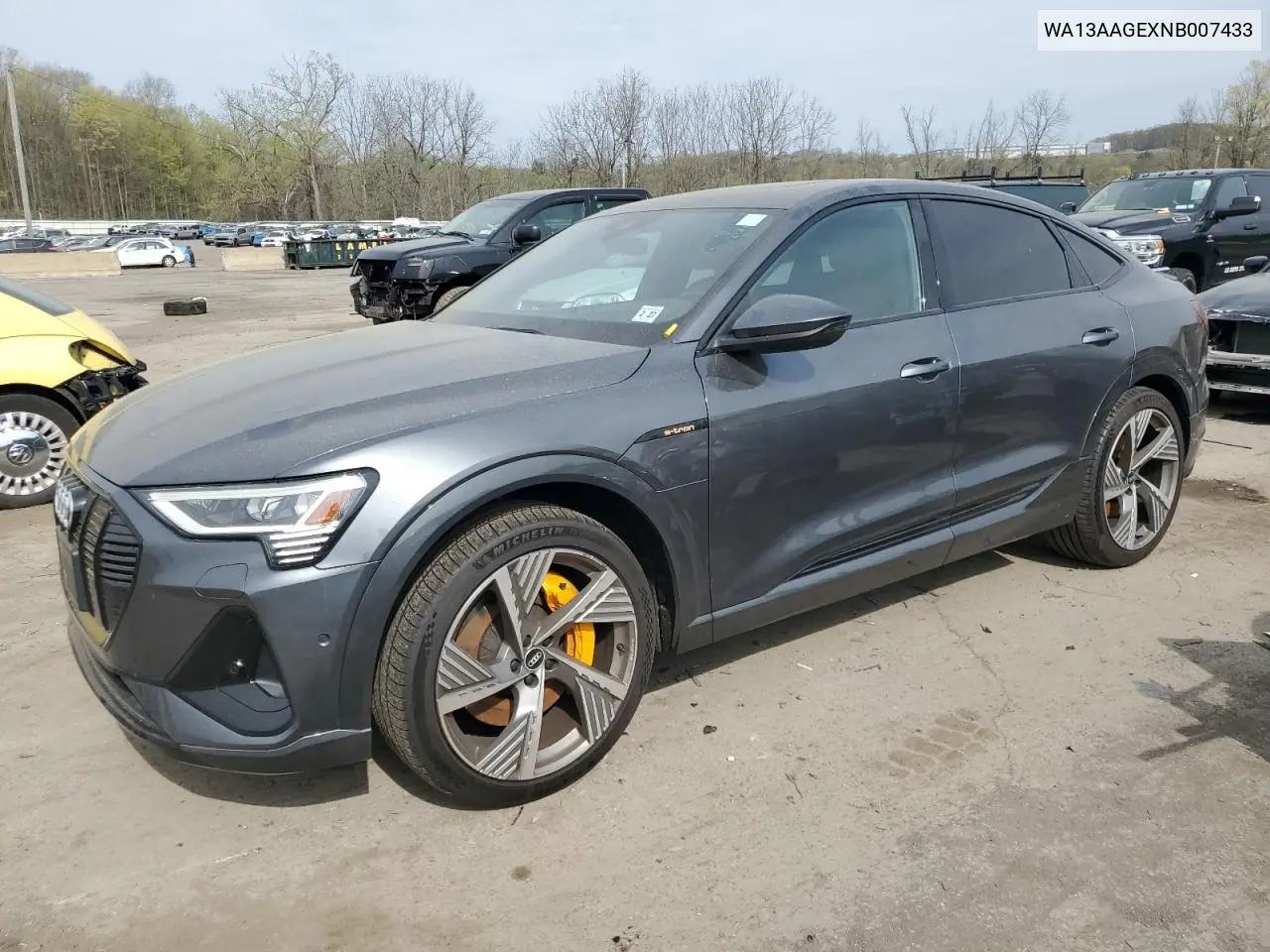 2022 Audi E-Tron Sportback Prestige VIN: WA13AAGEXNB007433 Lot: 54138045