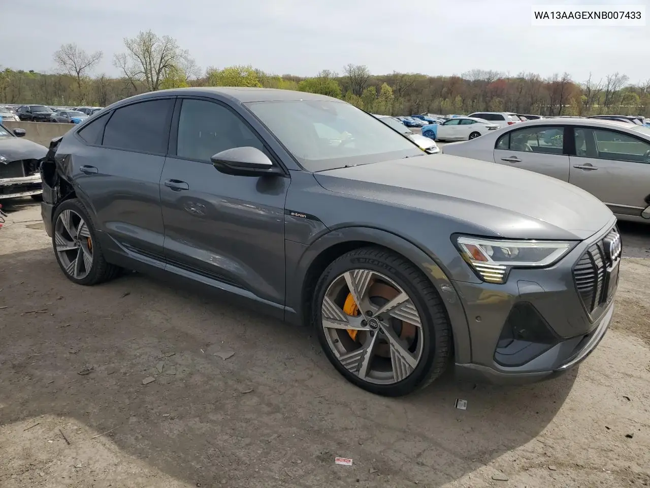 2022 Audi E-Tron Sportback Prestige VIN: WA13AAGEXNB007433 Lot: 54138045