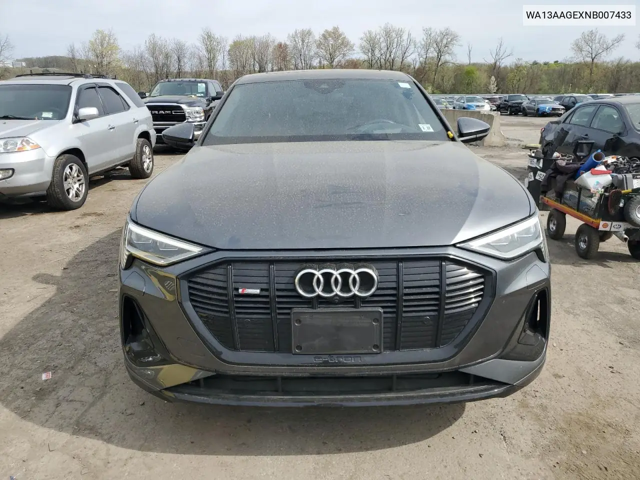 2022 Audi E-Tron Sportback Prestige VIN: WA13AAGEXNB007433 Lot: 54138045