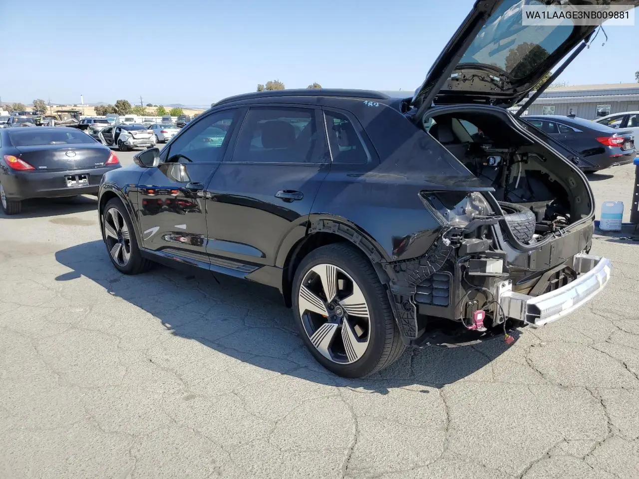 2022 Audi E-Tron Premium Plus VIN: WA1LAAGE3NB009881 Lot: 55096875