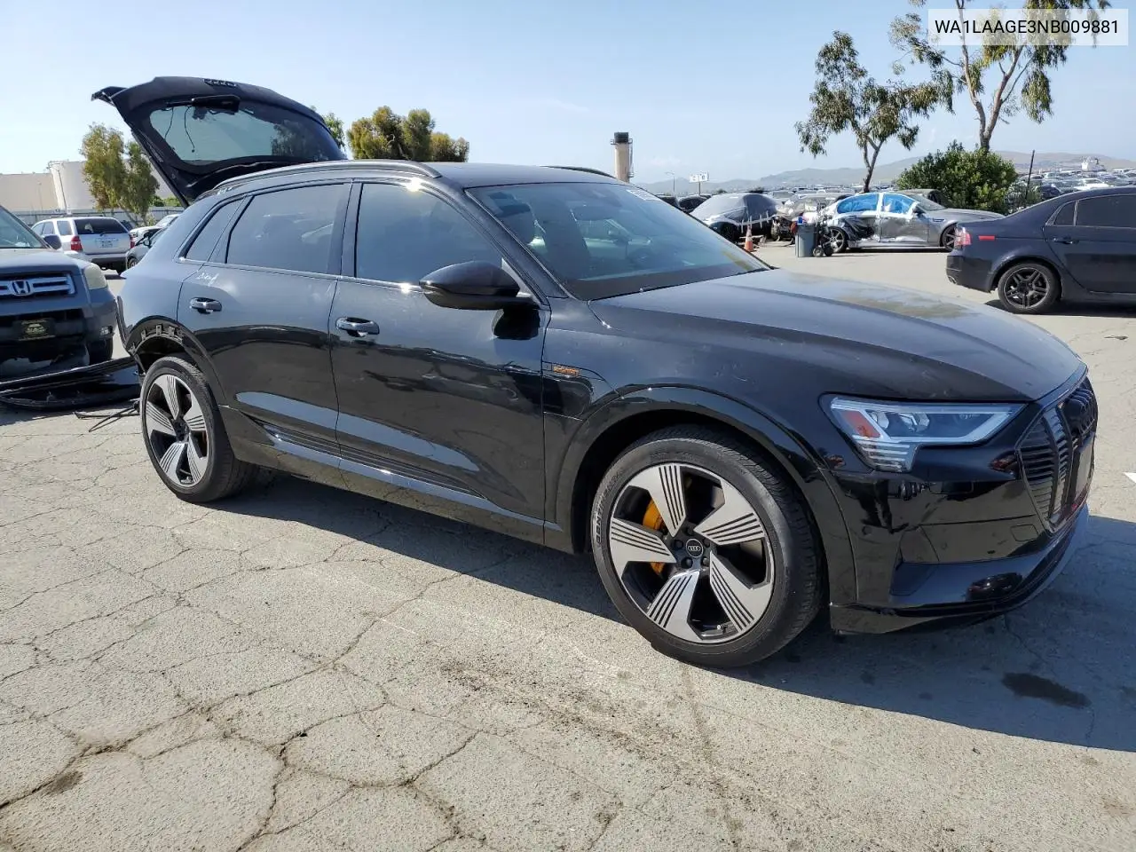 2022 Audi E-Tron Premium Plus VIN: WA1LAAGE3NB009881 Lot: 55096875