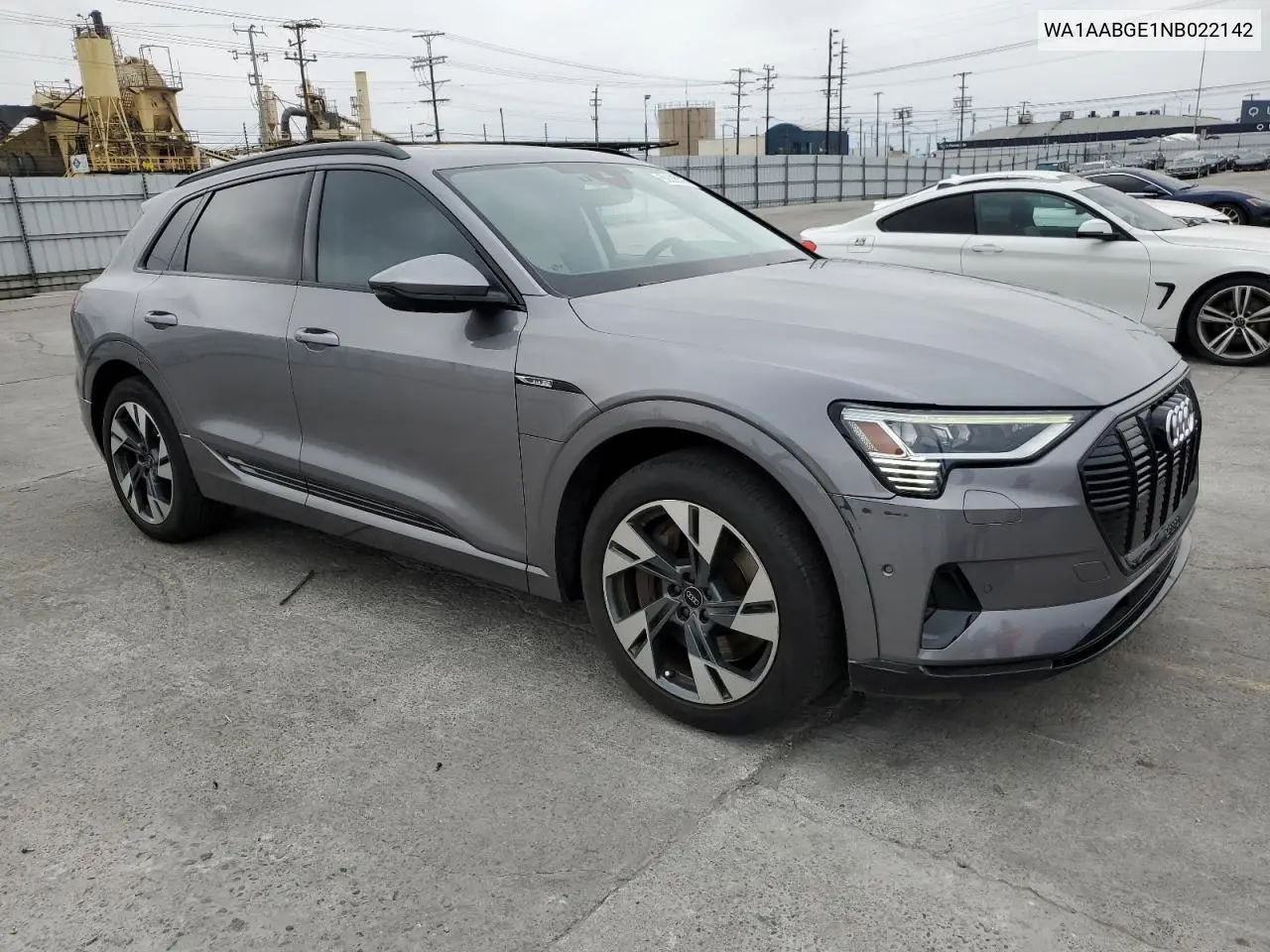 2022 Audi E-Tron Premium VIN: WA1AABGE1NB022142 Lot: 55533575