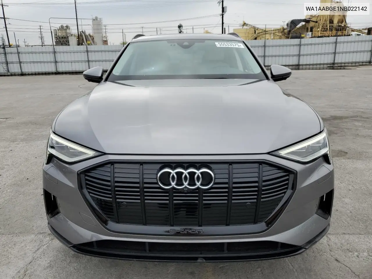 2022 Audi E-Tron Premium VIN: WA1AABGE1NB022142 Lot: 55533575