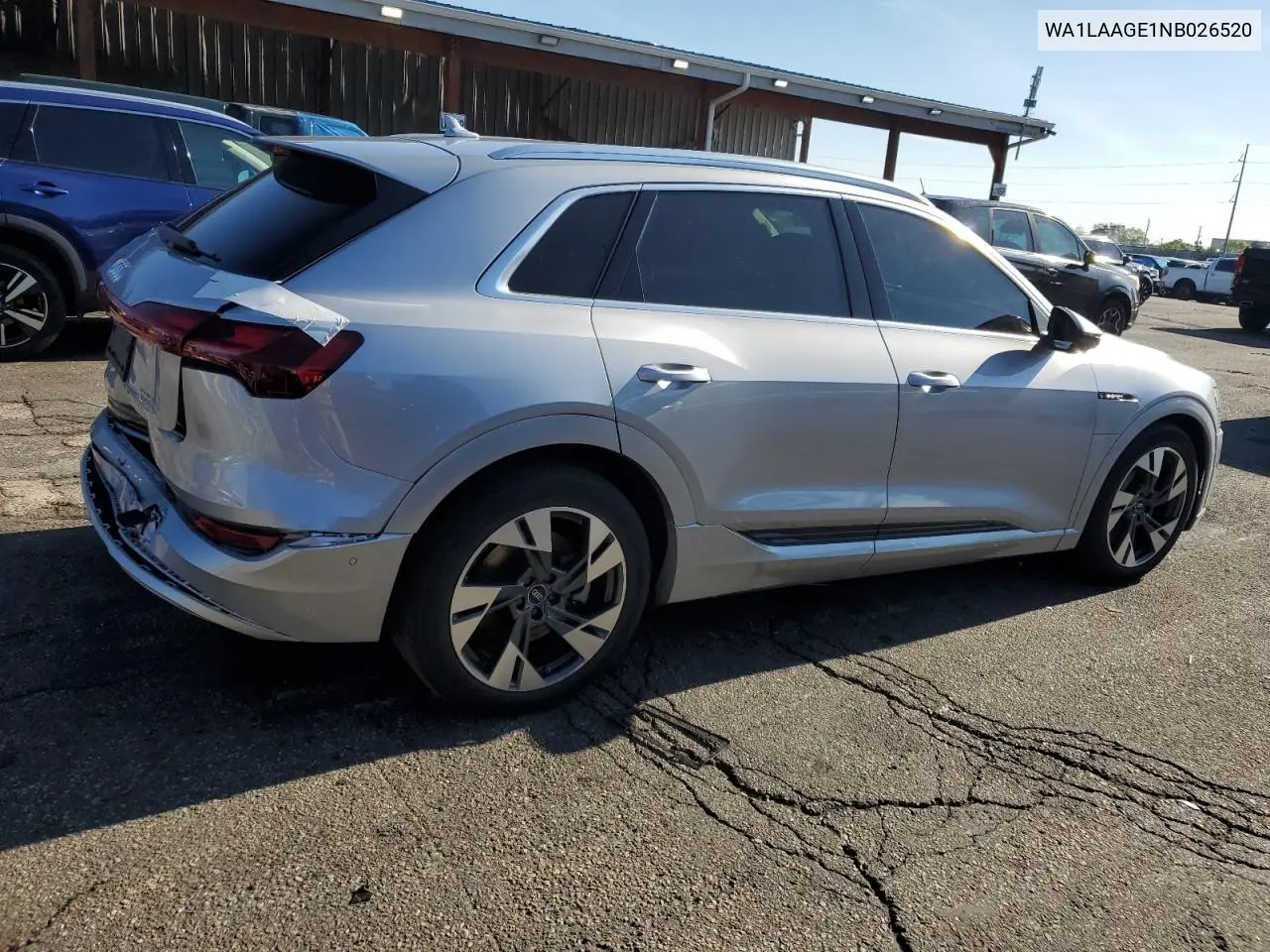 2022 Audi E-Tron Premium Plus VIN: WA1LAAGE1NB026520 Lot: 55696855