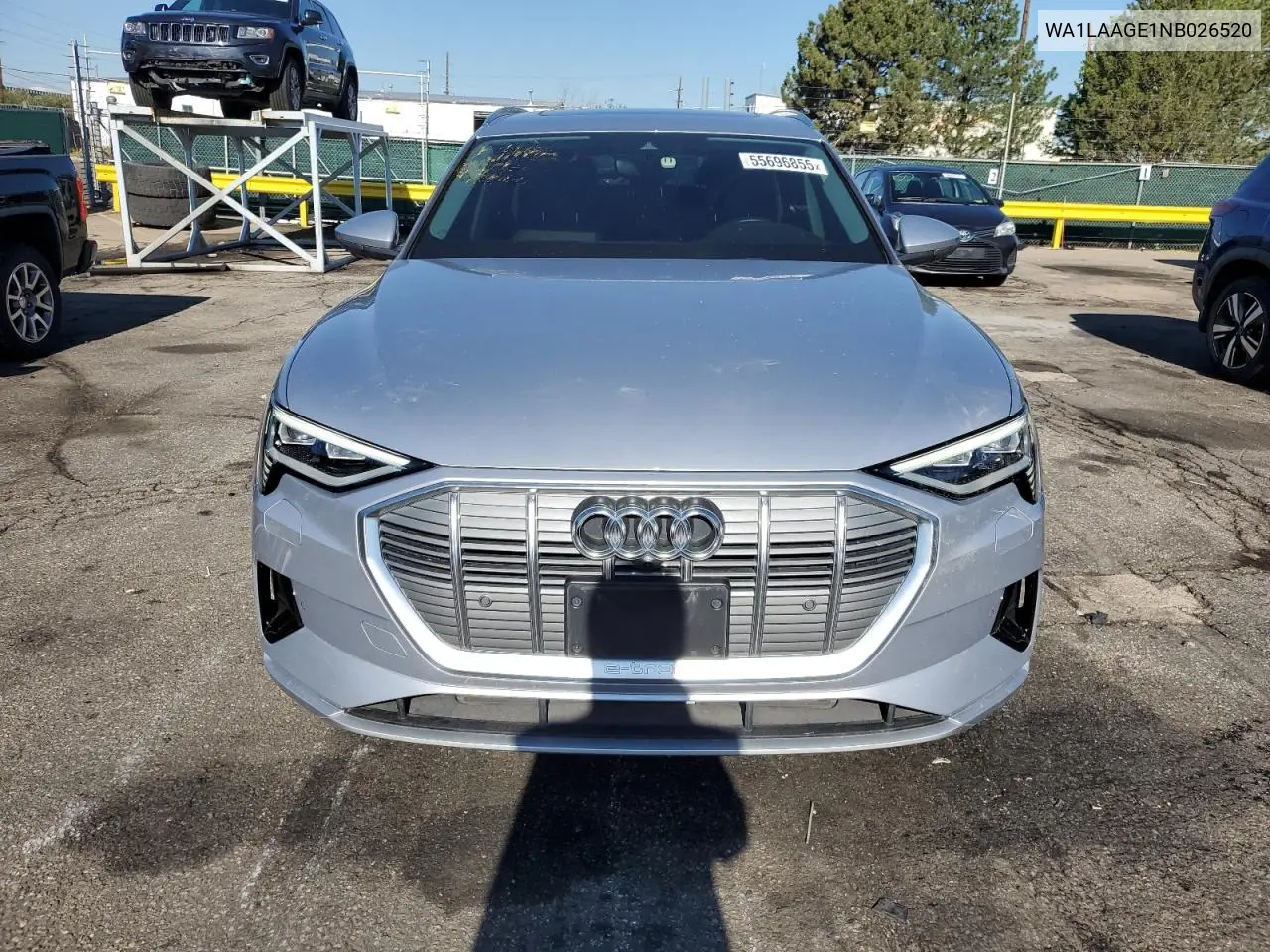 2022 Audi E-Tron Premium Plus VIN: WA1LAAGE1NB026520 Lot: 55696855