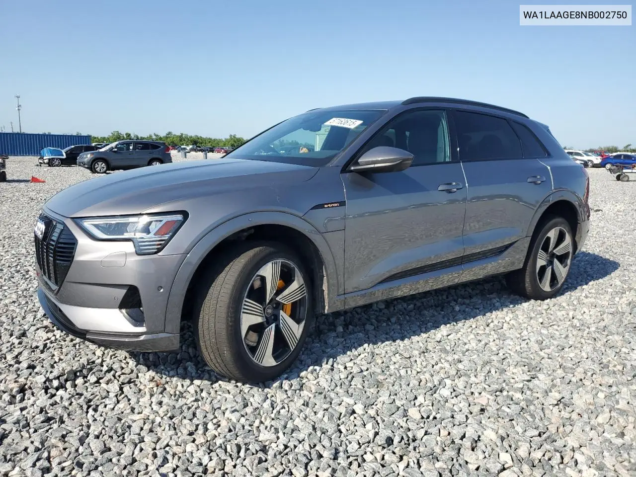 2022 Audi E-Tron Premium Plus VIN: WA1LAAGE8NB002750 Lot: 57163615
