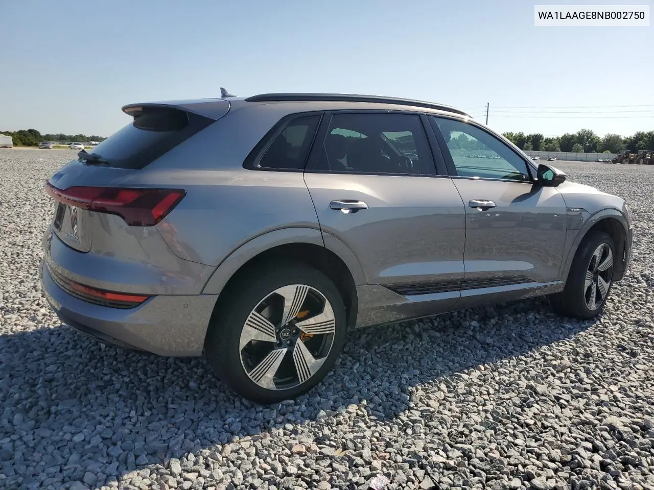 2022 Audi E-Tron Premium Plus VIN: WA1LAAGE8NB002750 Lot: 57163615
