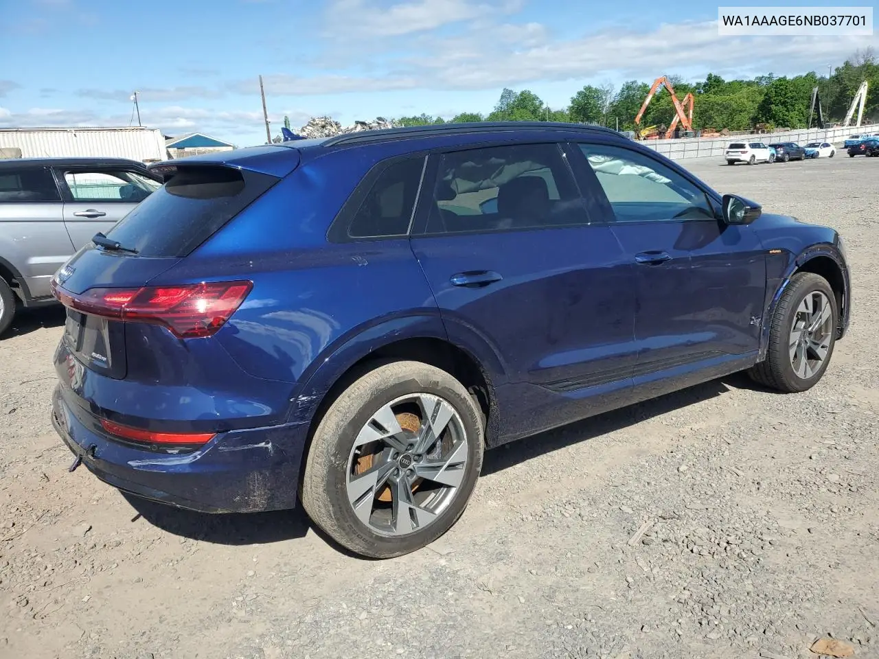 2022 Audi E-Tron Premium VIN: WA1AAAGE6NB037701 Lot: 57345535