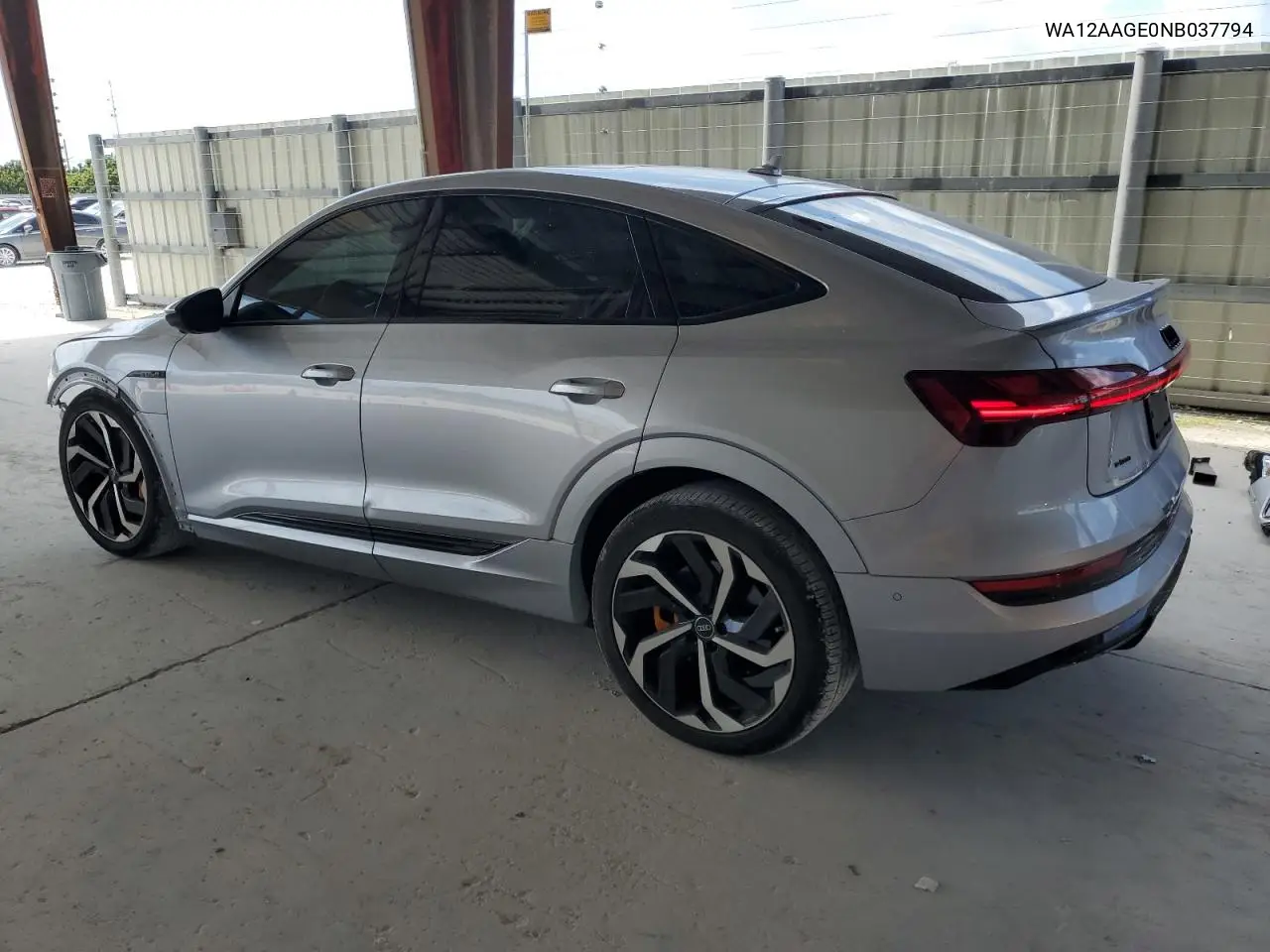 2022 Audi E-Tron Sportback Premium Plus VIN: WA12AAGE0NB037794 Lot: 58194185
