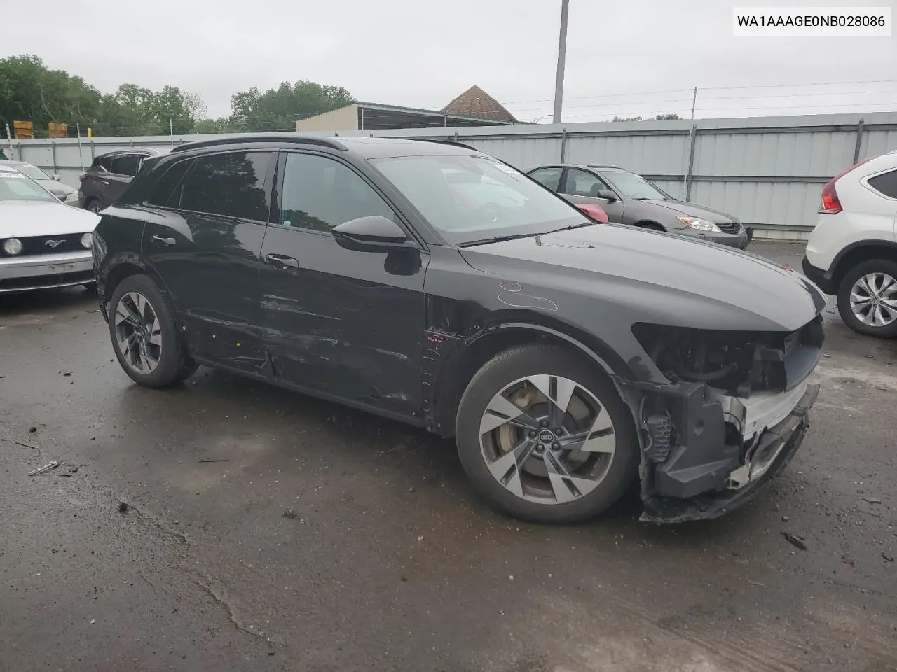 2022 Audi E-Tron Premium VIN: WA1AAAGE0NB028086 Lot: 60483415