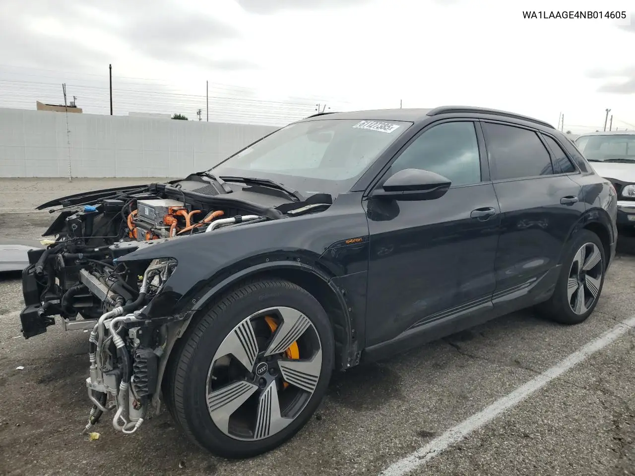2022 Audi E-Tron Premium Plus VIN: WA1LAAGE4NB014605 Lot: 61127385
