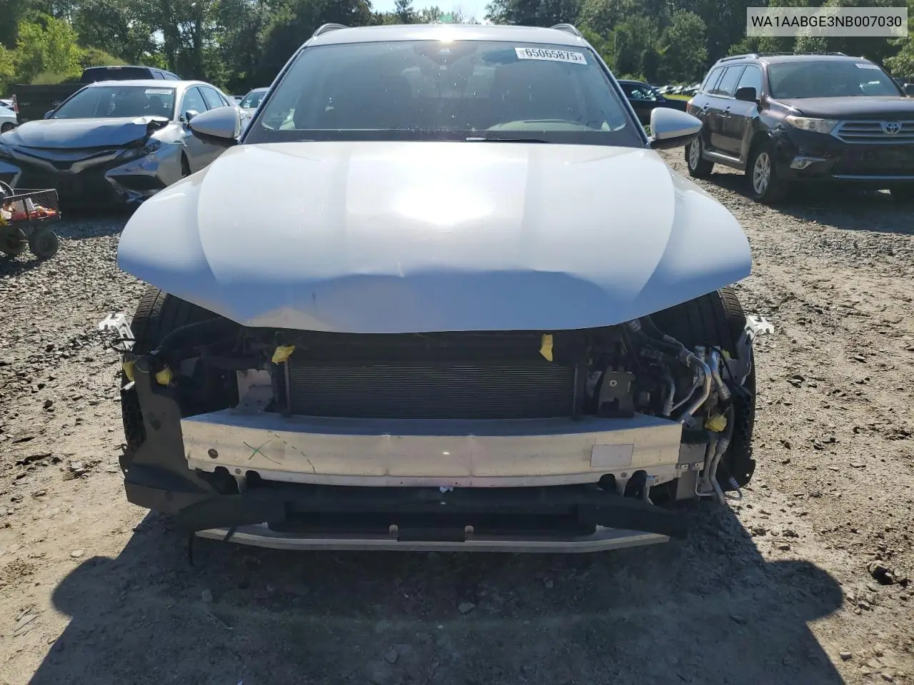 2022 Audi E-Tron Premium VIN: WA1AABGE3NB007030 Lot: 65065875