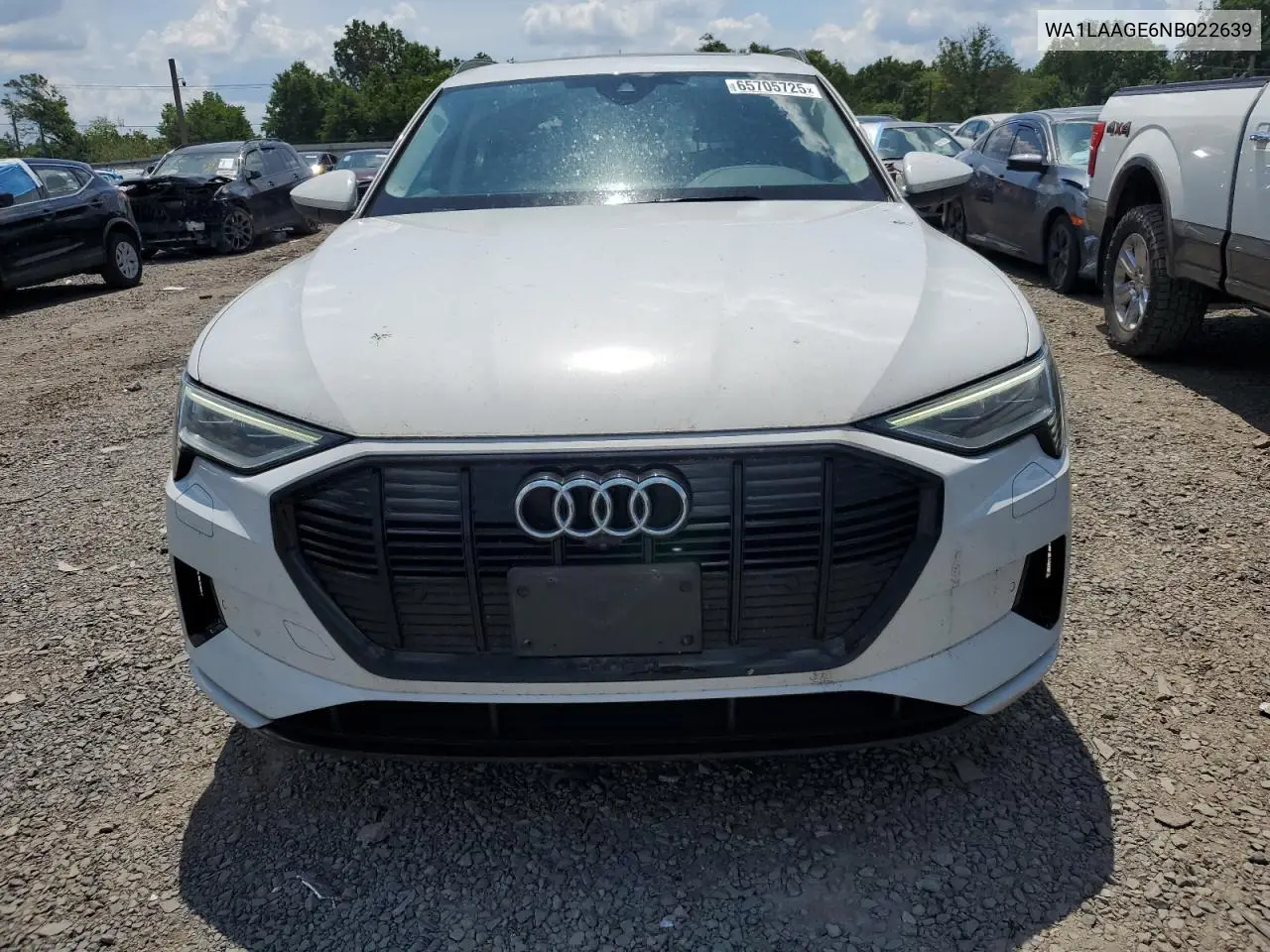 2022 Audi E-Tron Premium Plus VIN: WA1LAAGE6NB022639 Lot: 65705725
