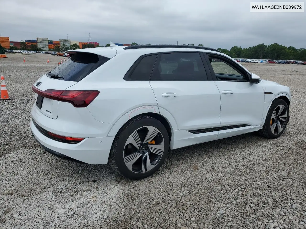 2022 Audi E-Tron Premium Plus VIN: WA1LAAGE2NB039972 Lot: 65725105