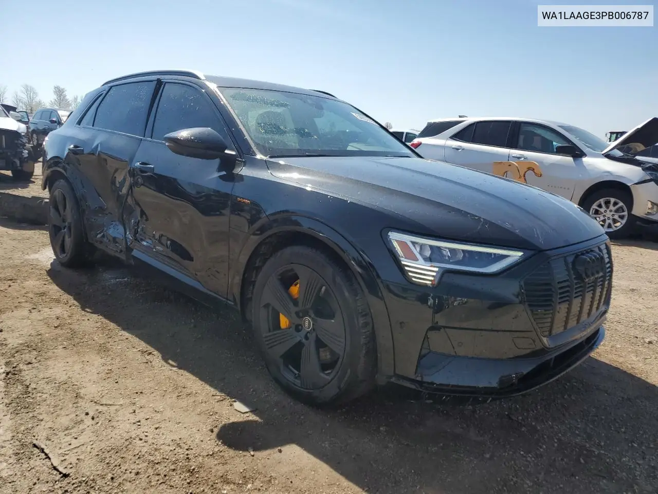 2023 Audi E-Tron Premium Plus VIN: WA1LAAGE3PB006787 Lot: 54053535
