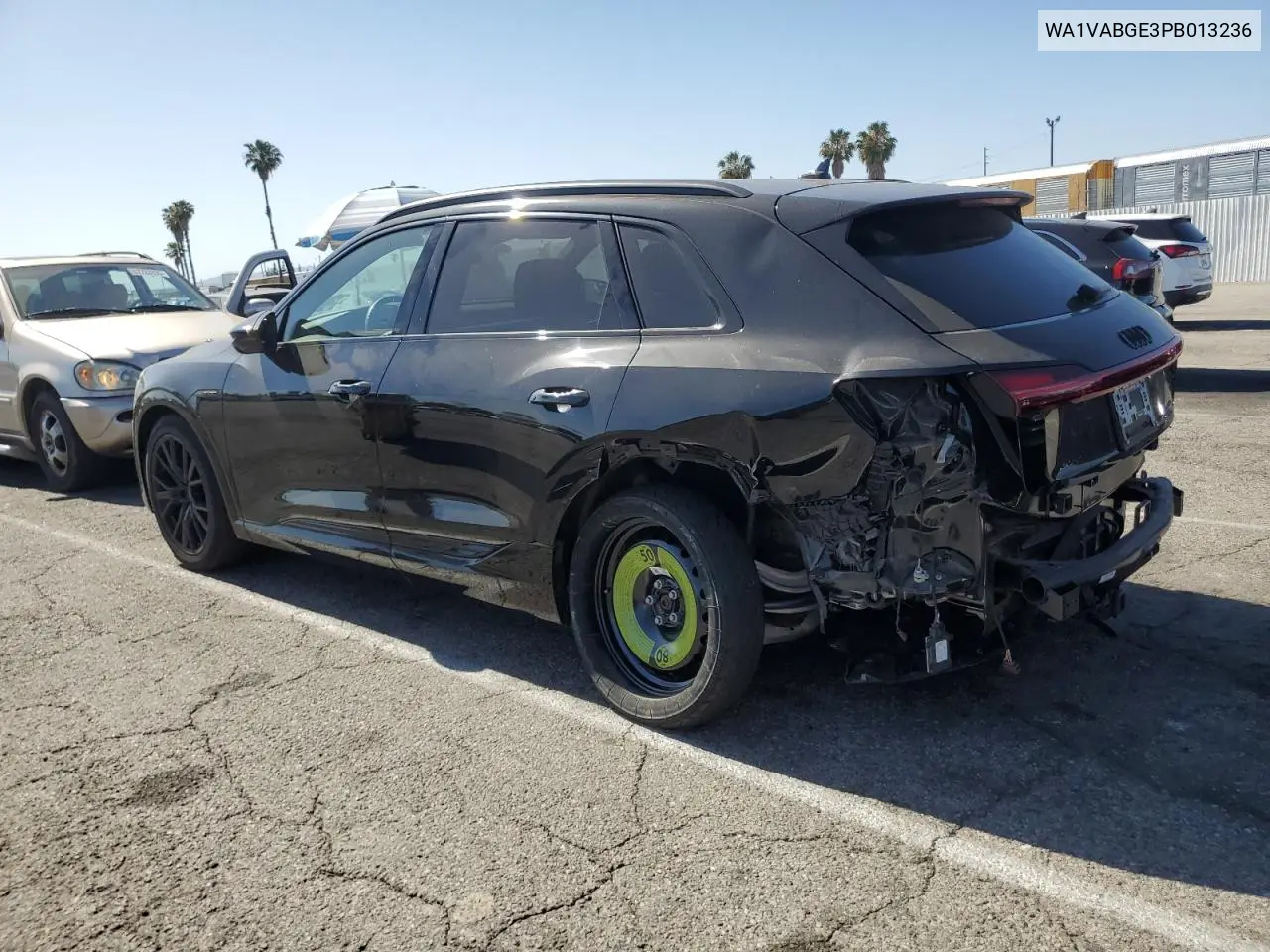 2023 Audi E-Tron Chronos VIN: WA1VABGE3PB013236 Lot: 57913445