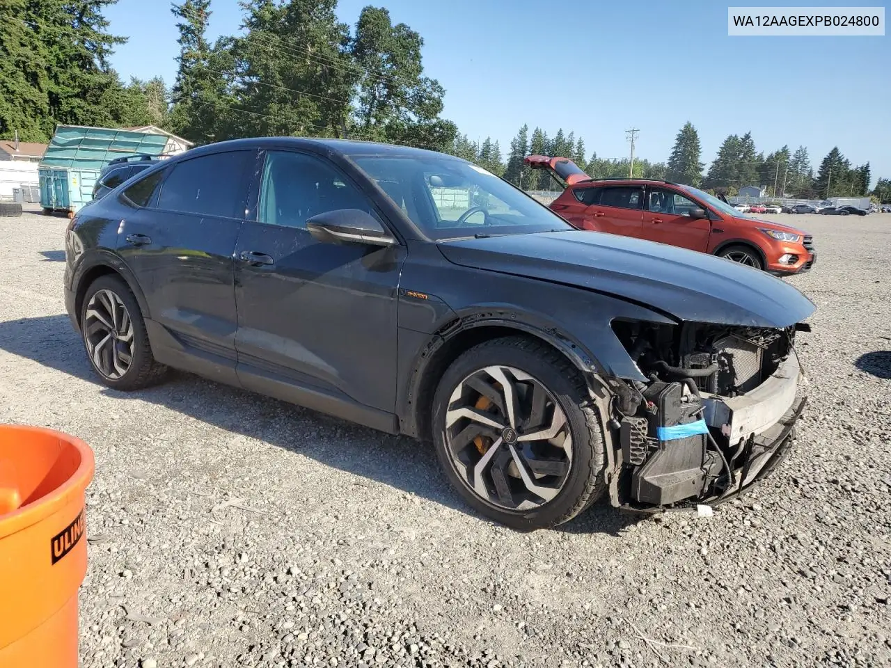 2023 Audi E-Tron Sportback Premium Plus VIN: WA12AAGEXPB024800 Lot: 58755905