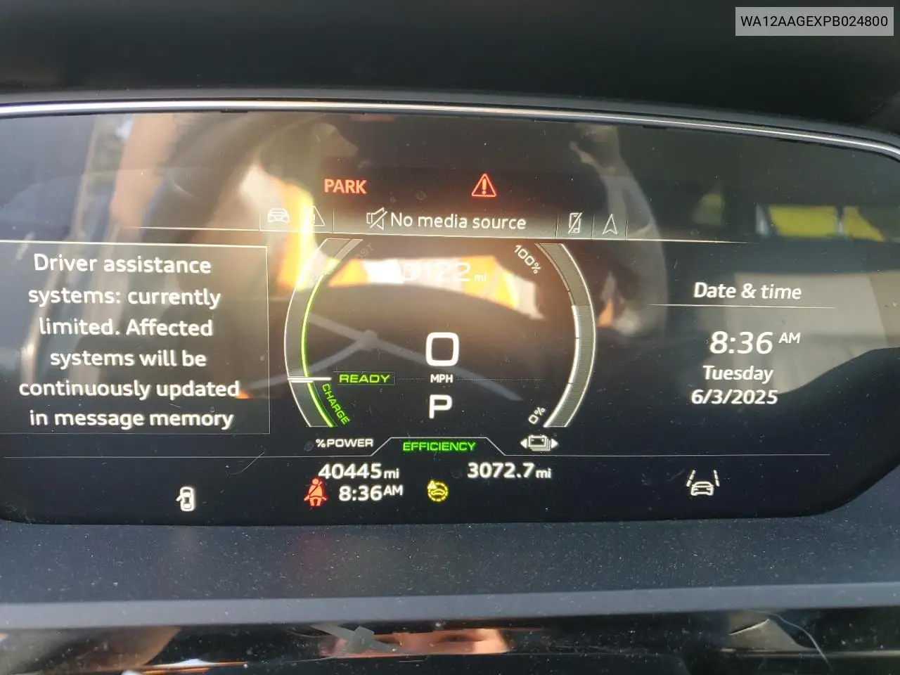 2023 Audi E-Tron Sportback Premium Plus VIN: WA12AAGEXPB024800 Lot: 58755905