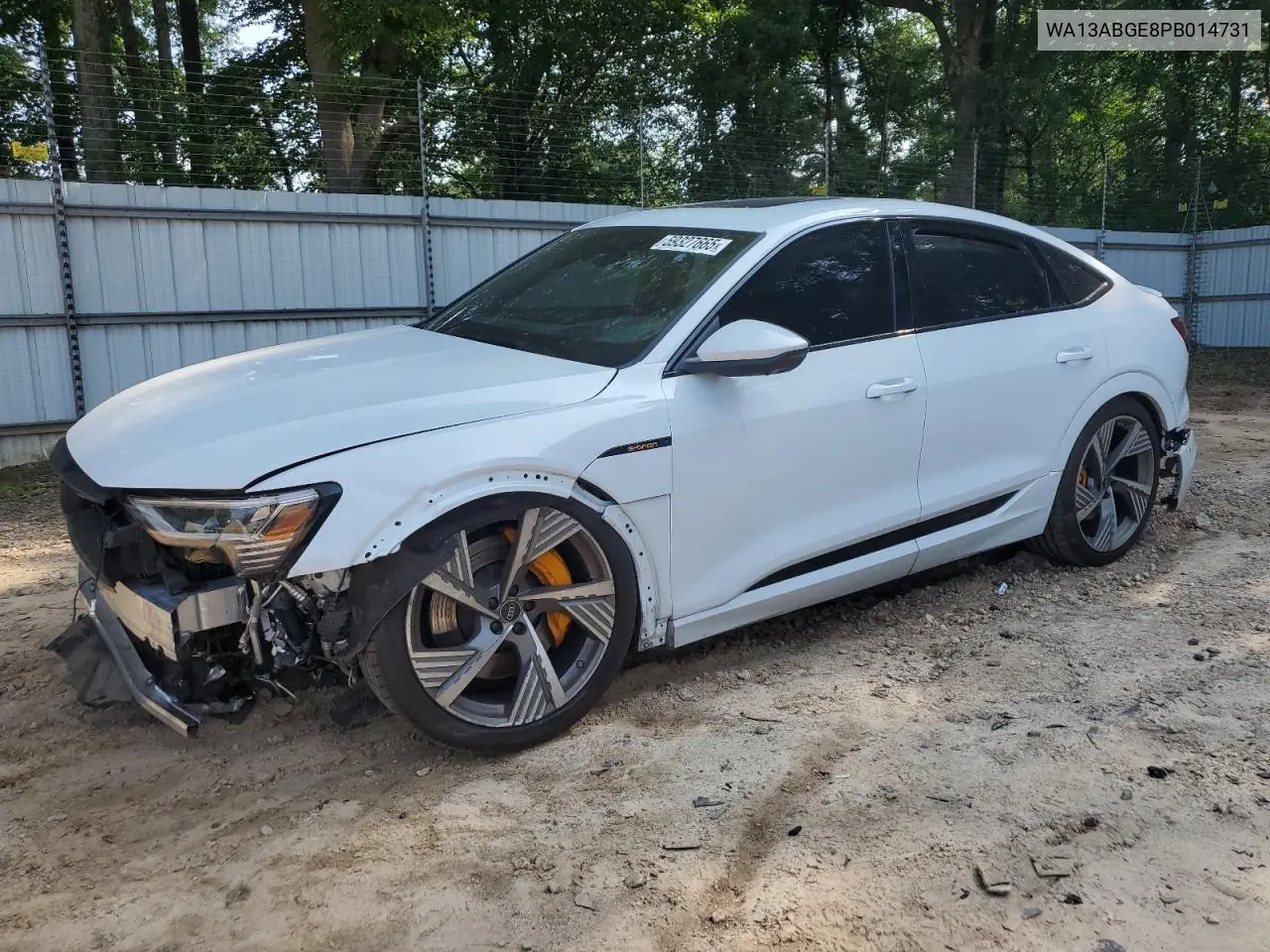 2023 Audi E-Tron Sportback Prestige VIN: WA13ABGE8PB014731 Lot: 59327665