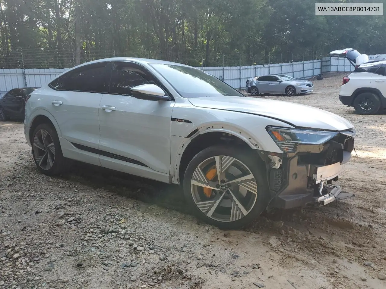 2023 Audi E-Tron Sportback Prestige VIN: WA13ABGE8PB014731 Lot: 59327665