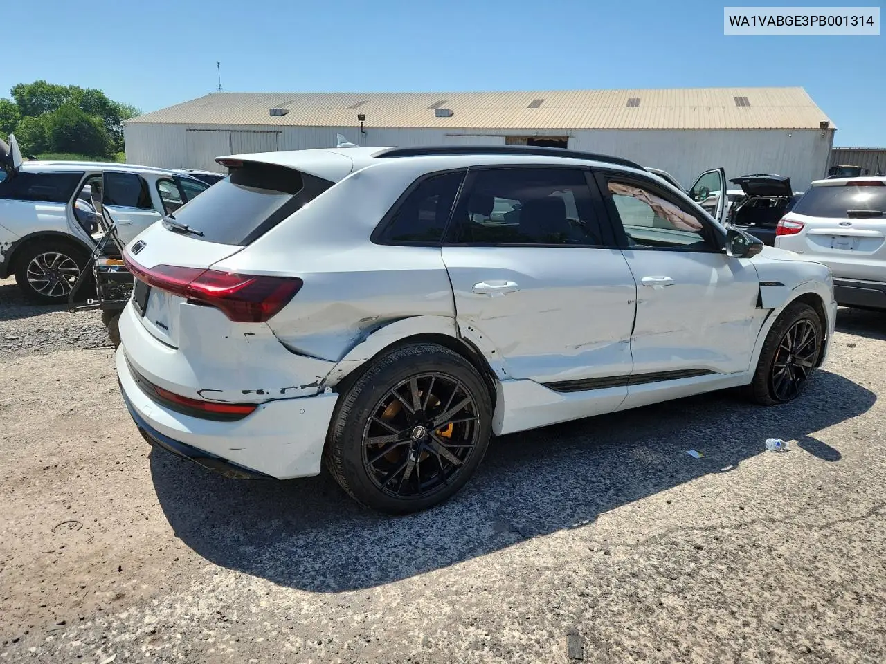 2023 Audi E-Tron Chronos VIN: WA1VABGE3PB001314 Lot: 61716595