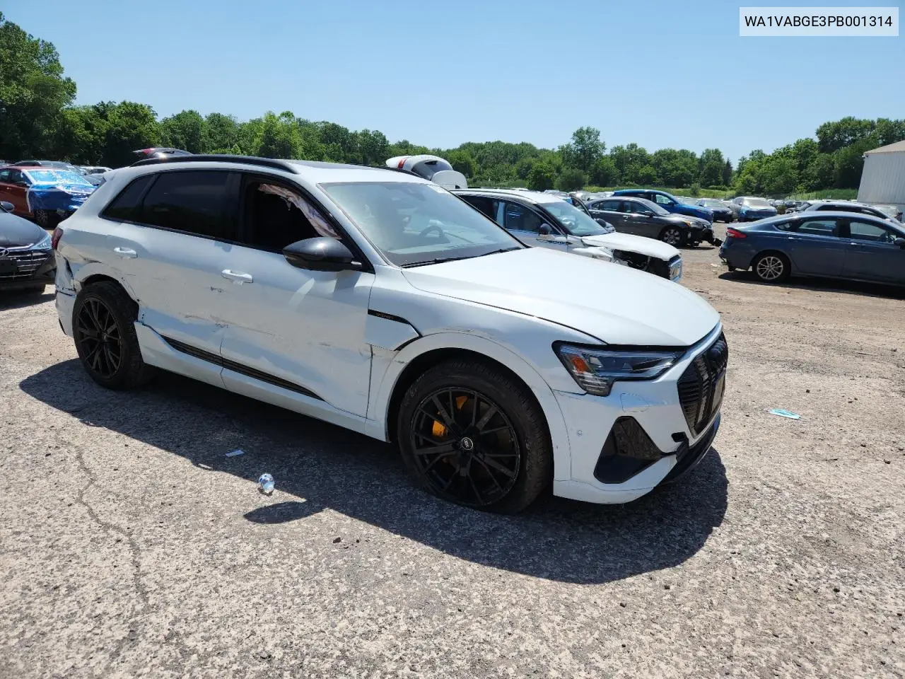 2023 Audi E-Tron Chronos VIN: WA1VABGE3PB001314 Lot: 61716595
