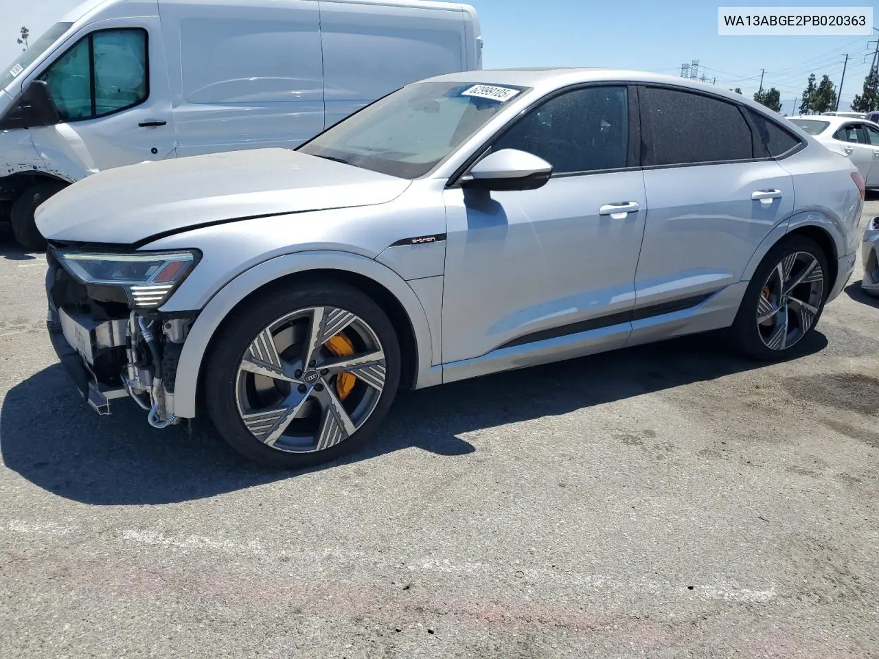 2023 Audi E-Tron Sportback Prestige VIN: WA13ABGE2PB020363 Lot: 62999105