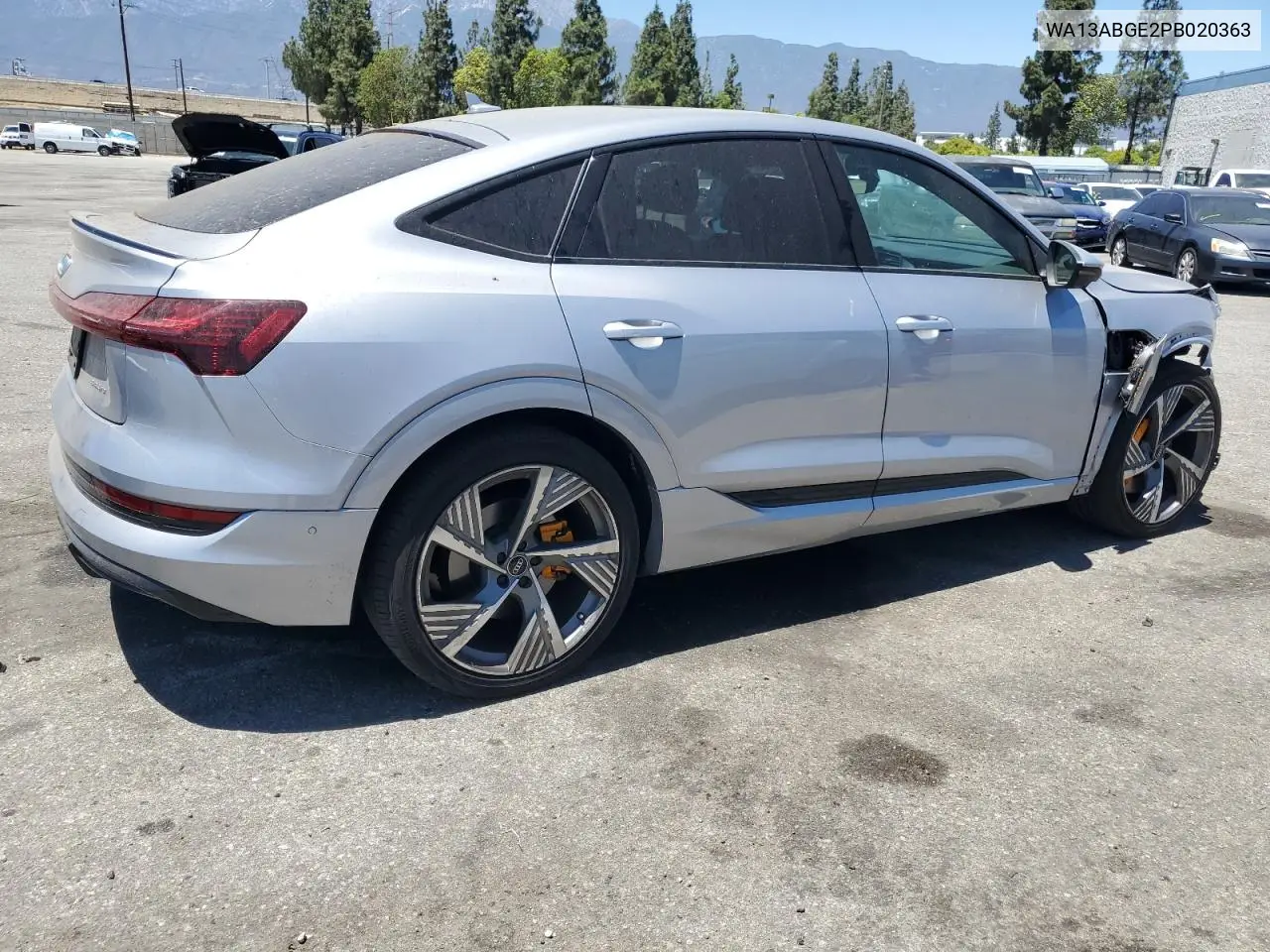 2023 Audi E-Tron Sportback Prestige VIN: WA13ABGE2PB020363 Lot: 62999105