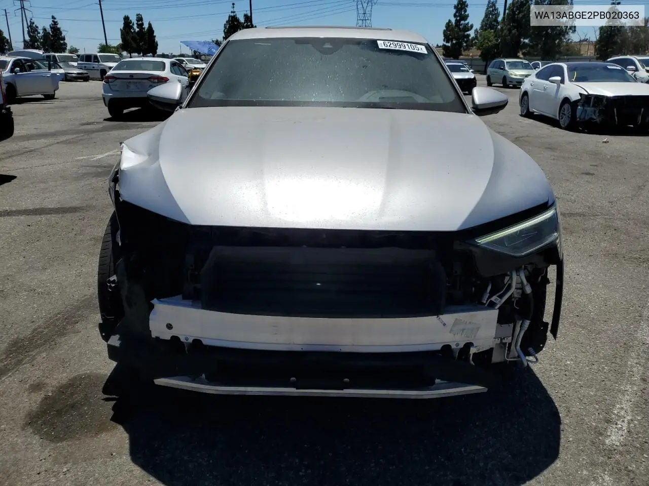 2023 Audi E-Tron Sportback Prestige VIN: WA13ABGE2PB020363 Lot: 62999105