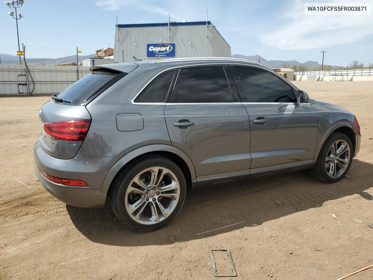 2015 Audi Q3 Prestige VIN: WA1GFCFS5FR003871 Lot: 52540245