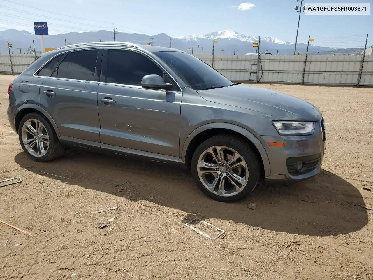 2015 Audi Q3 Prestige VIN: WA1GFCFS5FR003871 Lot: 52540245
