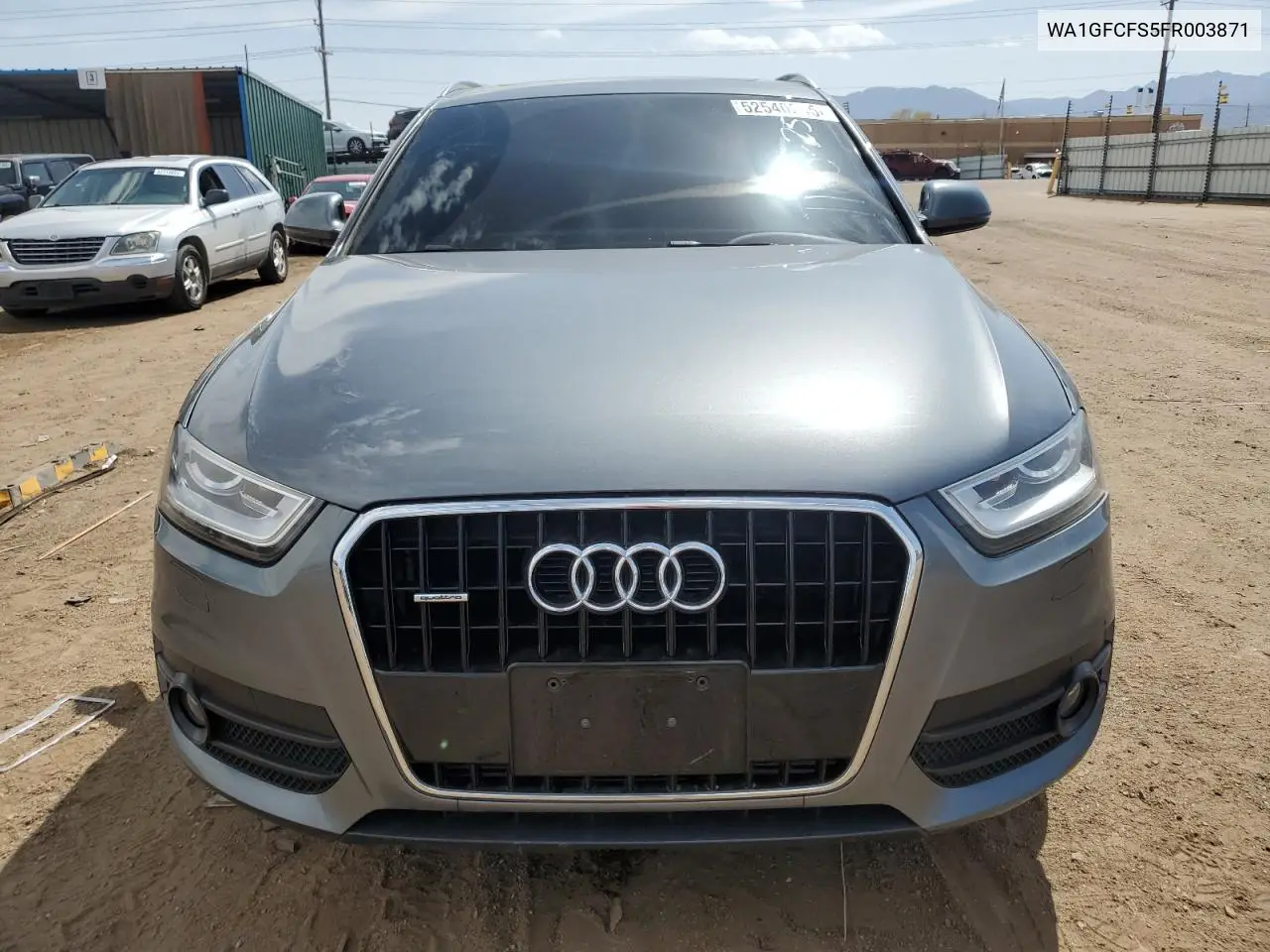 2015 Audi Q3 Prestige VIN: WA1GFCFS5FR003871 Lot: 52540245