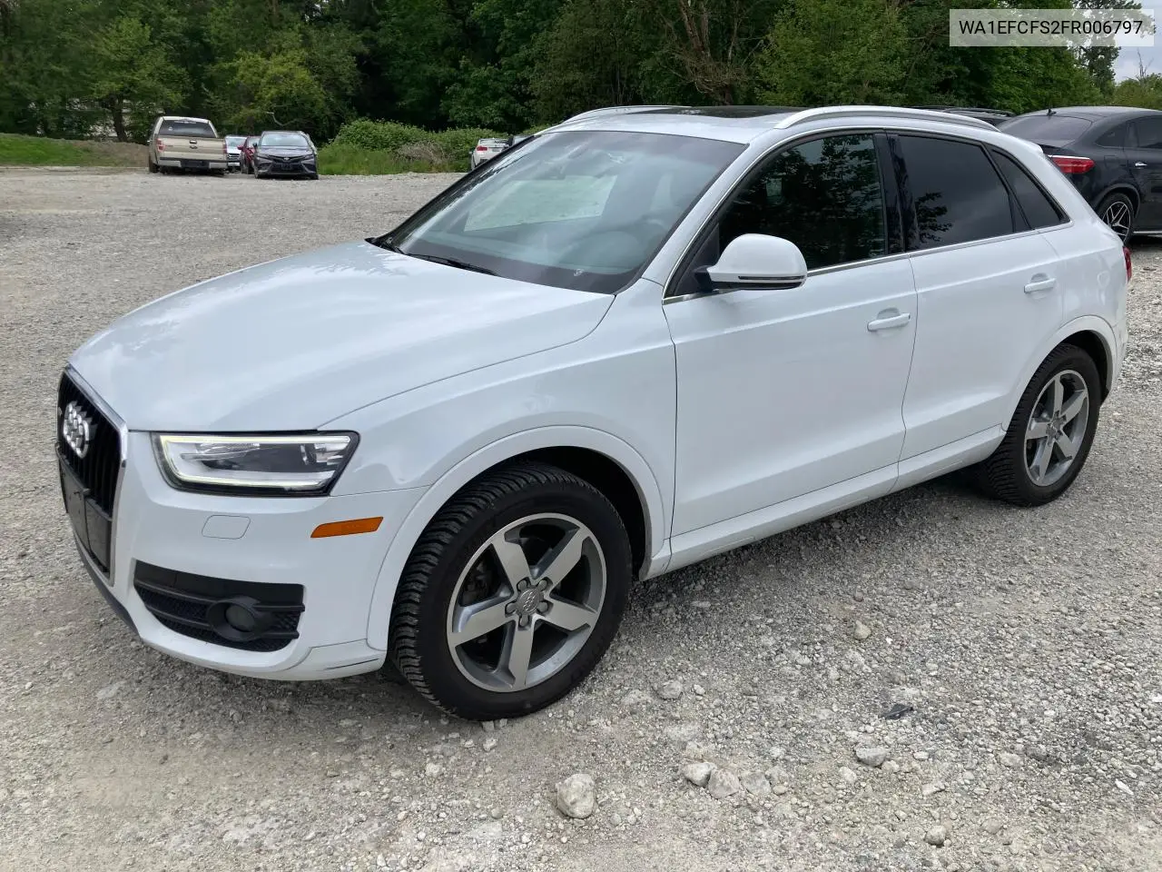 2015 Audi Q3 Premium Plus VIN: WA1EFCFS2FR006797 Lot: 55071595