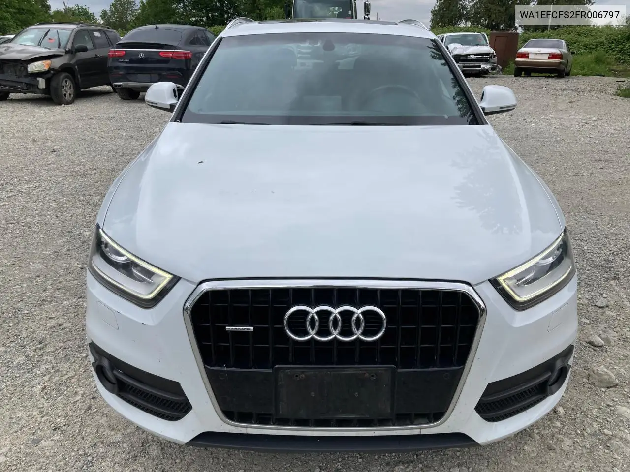 2015 Audi Q3 Premium Plus VIN: WA1EFCFS2FR006797 Lot: 55071595
